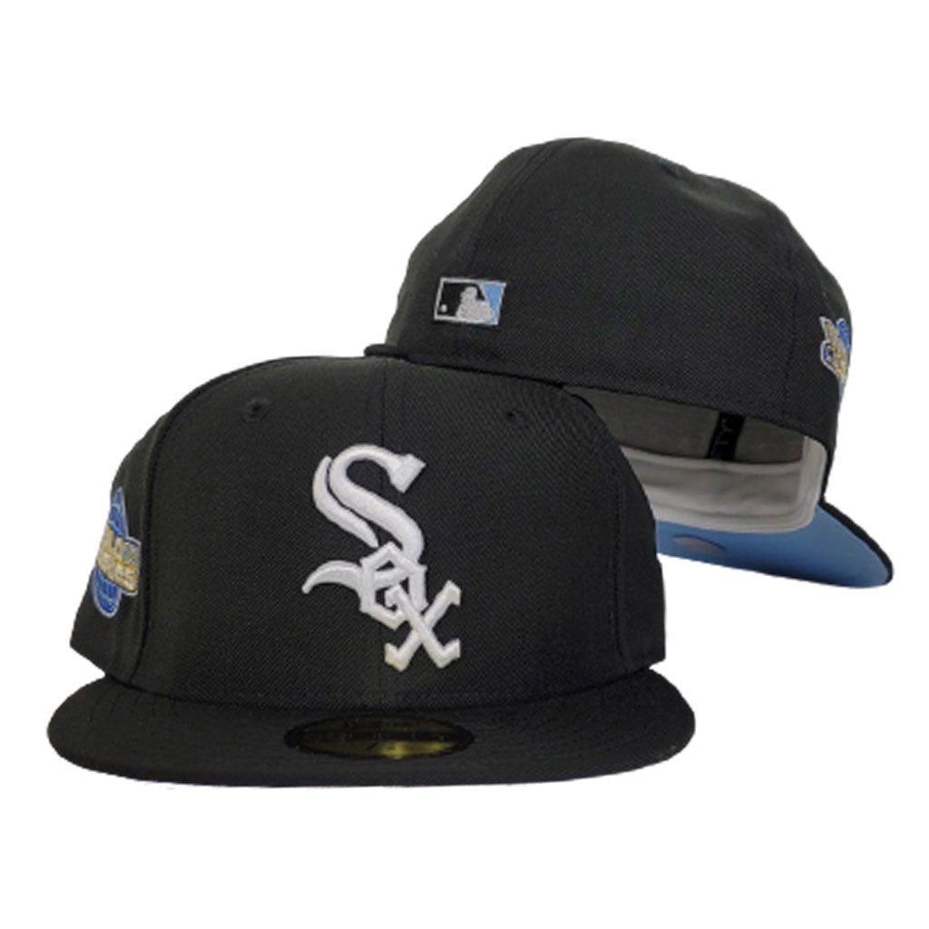 Black Chicago White Sox Icy Blue Bottom 2005 World Series New Era 59Fifty Fitted