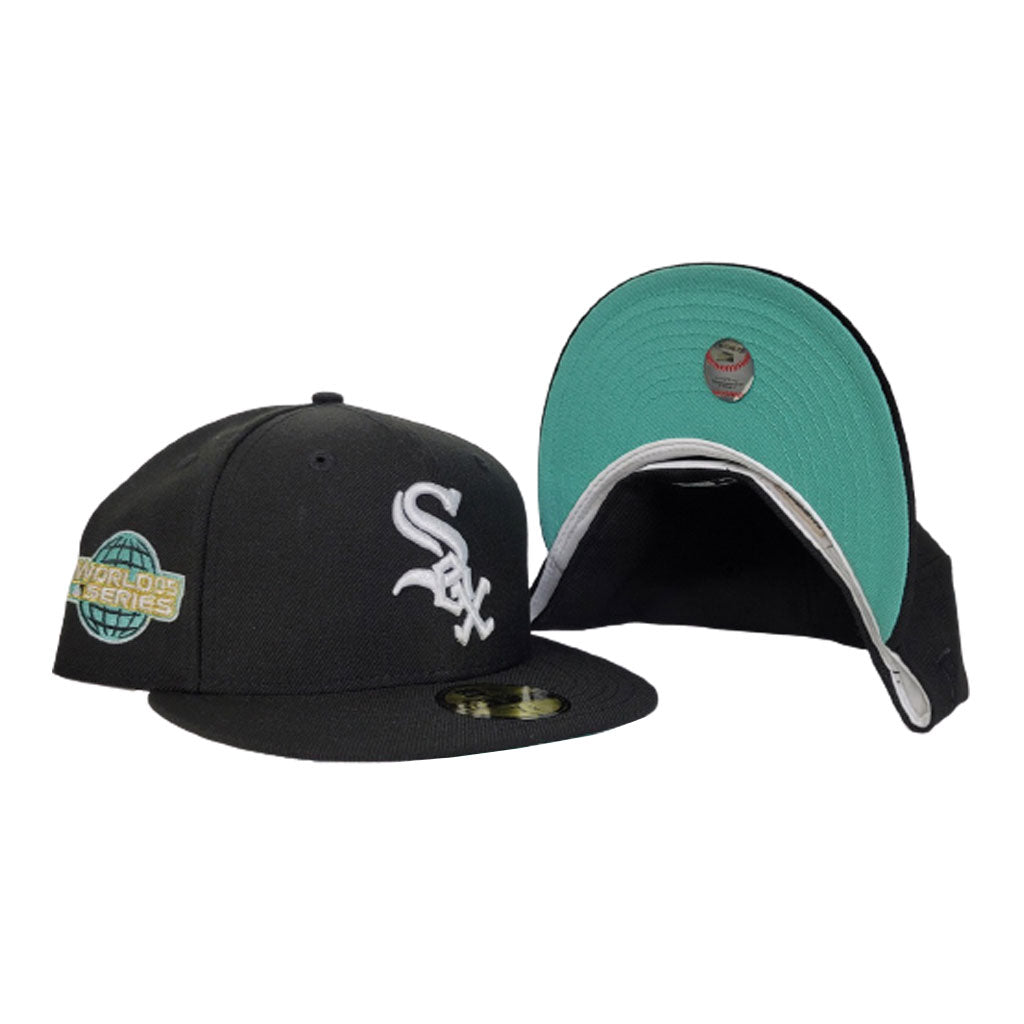 Black Chicago White Sox Mint Green Bottom 2005 World Series New Era 59Fifty Fitted