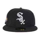Black Chicago White Sox Pink Bottom 2005 World Series New Era 59Fifty Fitted