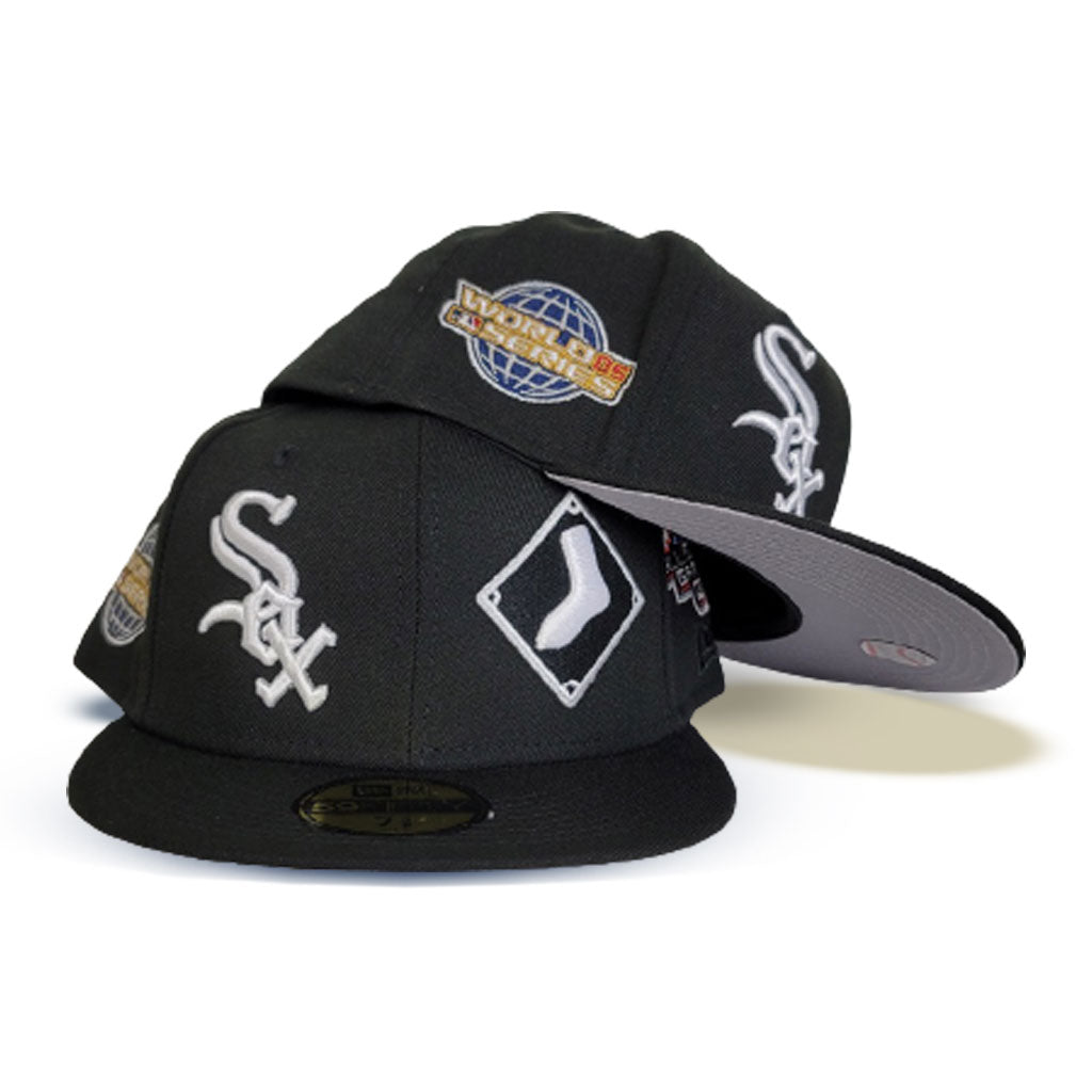 Black Chicago White Sox Team Patch Pride New Era 59FIFTY Fitted 7 5/8