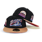 Black Corduroy Buffalo Bisons Blush Visor Lava Bottom 25th Years Side Patch New Era 59Fifty Fitted