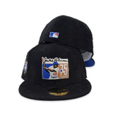 Black Corduroy Jackie Robinson 75th Years Green Bottom 42 Side Patch New Era 59Fifty Fitted