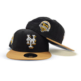 Black Corduroy New York Mets Tan Visor Gray Bottom 60th Anniversary Side Patch 9Fifty Snapback