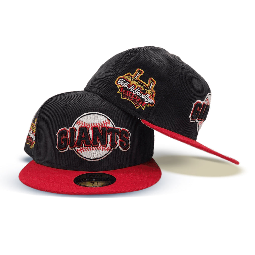 New Era Caps San Francisco Giants 59FIFTY Fitted Hat Black/Black Cord