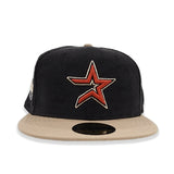 Black Corodury Houston Astros Gray Bottom 2005 World Series Side Patch New Era 59Fifty Fitted