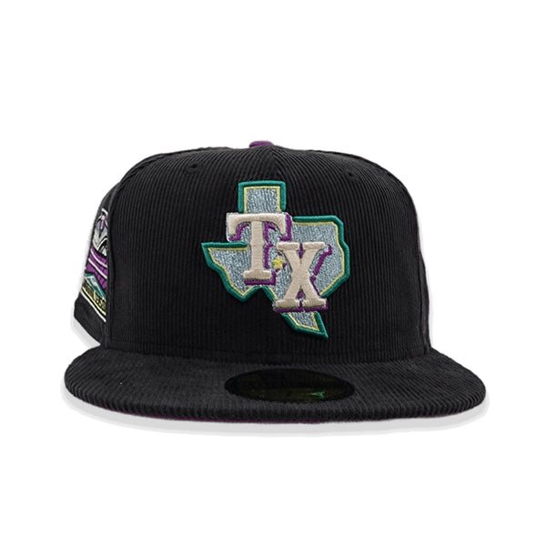 Black Corduroy Texas Rangers Grape Purple Bottom 2020 Inaugural Side P ...