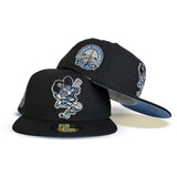 Product - Black Detroit Tigers Icy Blue Bottom Tiger Stadium Side Patch New Era 59Fifty Fitted