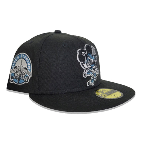 Detroit Bottom Rocker Patch Black Detroit Tigers Icy Blue Bottom Tiger Stadium Side Patch New Era ...