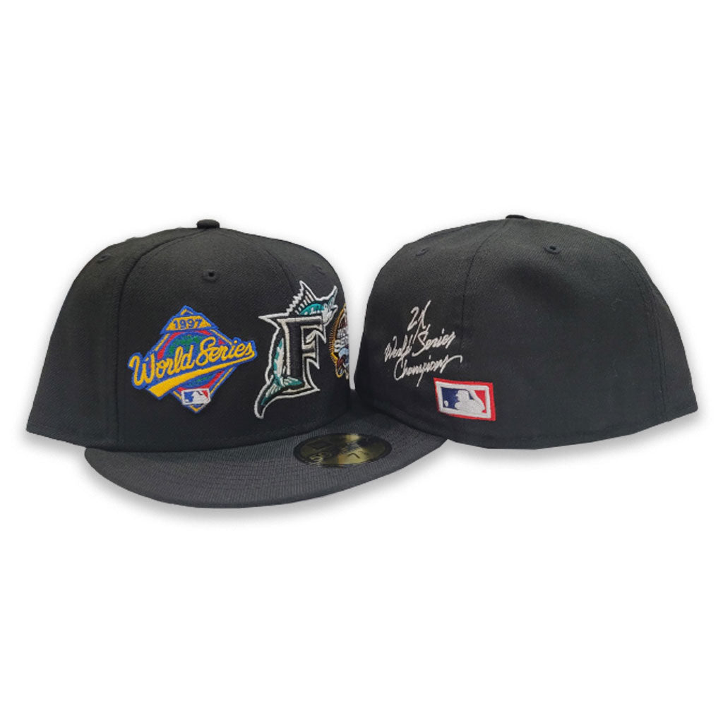 New Era 59FIFTY MLB Florida Marlins 1997 World Series Fitted Hat 7 7/8