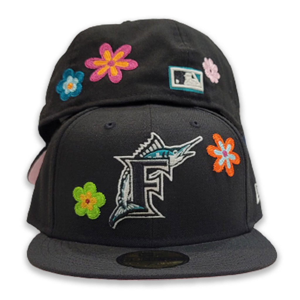 FLORIDA MARLINS NEW ERA 59FIFTY BLOOMING FLOWER COLLECTION HAT – Hangtime  Indy