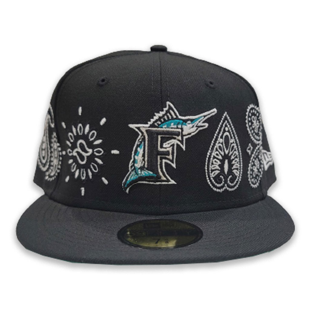 New Era Florida Marlins 5950 Fitted 60355178 Black / 8