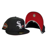 Black Heart Chicago White Sox Red Bottom 2005 World Series Side patch New Era 59Fifty Fitted