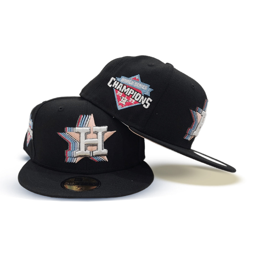 Houston Astros 2017 World Series Navy Pink 59Fifty Fitted Hat by MLB x New  Era