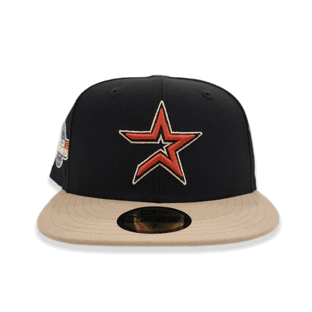 Houston Baseball Hat Black City Connect New Era 59FIFTY Fitted Black / Terra Cotta | Seashell | Snow White / 7