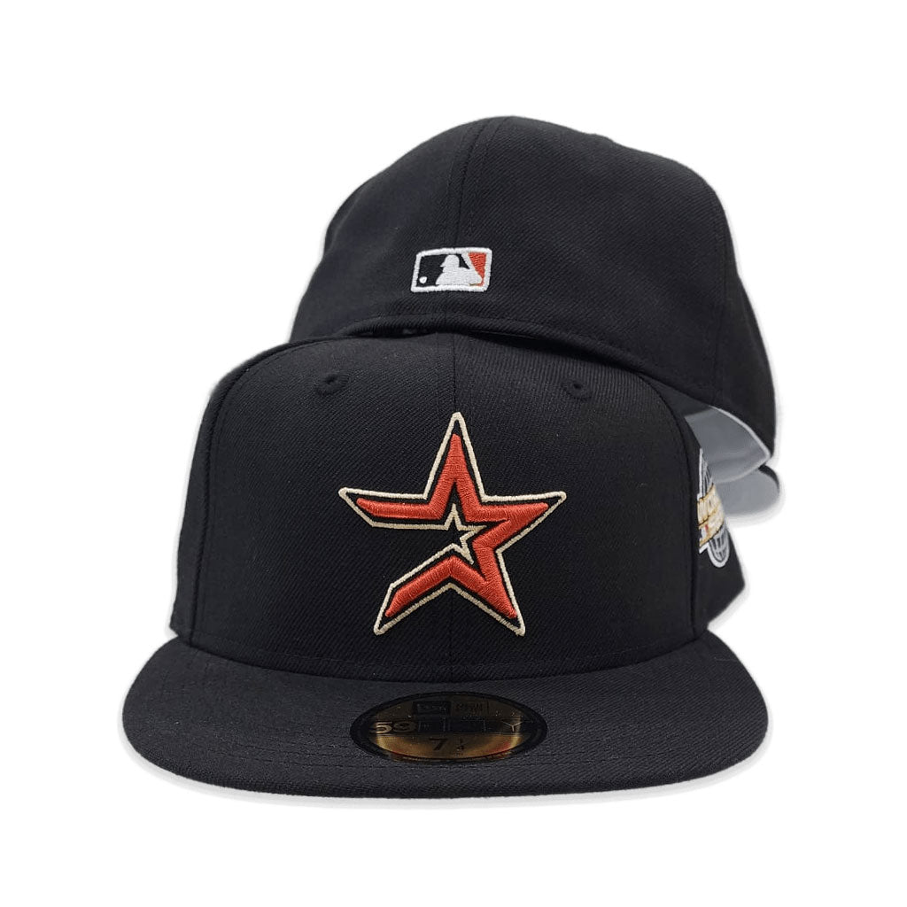 7 1/8 Black Icy Houston Astros 2005 World Series WS Cap City Exclusive  Hatclub