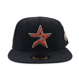 Black Houston Astros Gray Bottom 2005 World Series Side Patch New Era 59Fifty Fitted