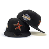 Black Houston Astros Gray Bottom 2005 World Series Side Patch New Era 9Fifty Snapback