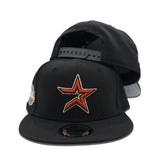 Black Houston Astros Gray Bottom 2005 World Series Side Patch New Era 9Fifty Snapback