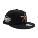 Black Houston Astros Gray Bottom 2005 World Series Side Patch New Era 9Fifty Snapback