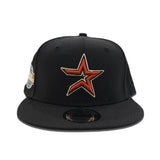 Black Houston Astros Gray Bottom 2005 World Series Side Patch New Era 9Fifty Snapback