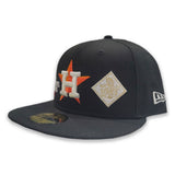 Black Houston Astros Gray Bottom 2017 World Series Champions New Era 59Fifty Fitted