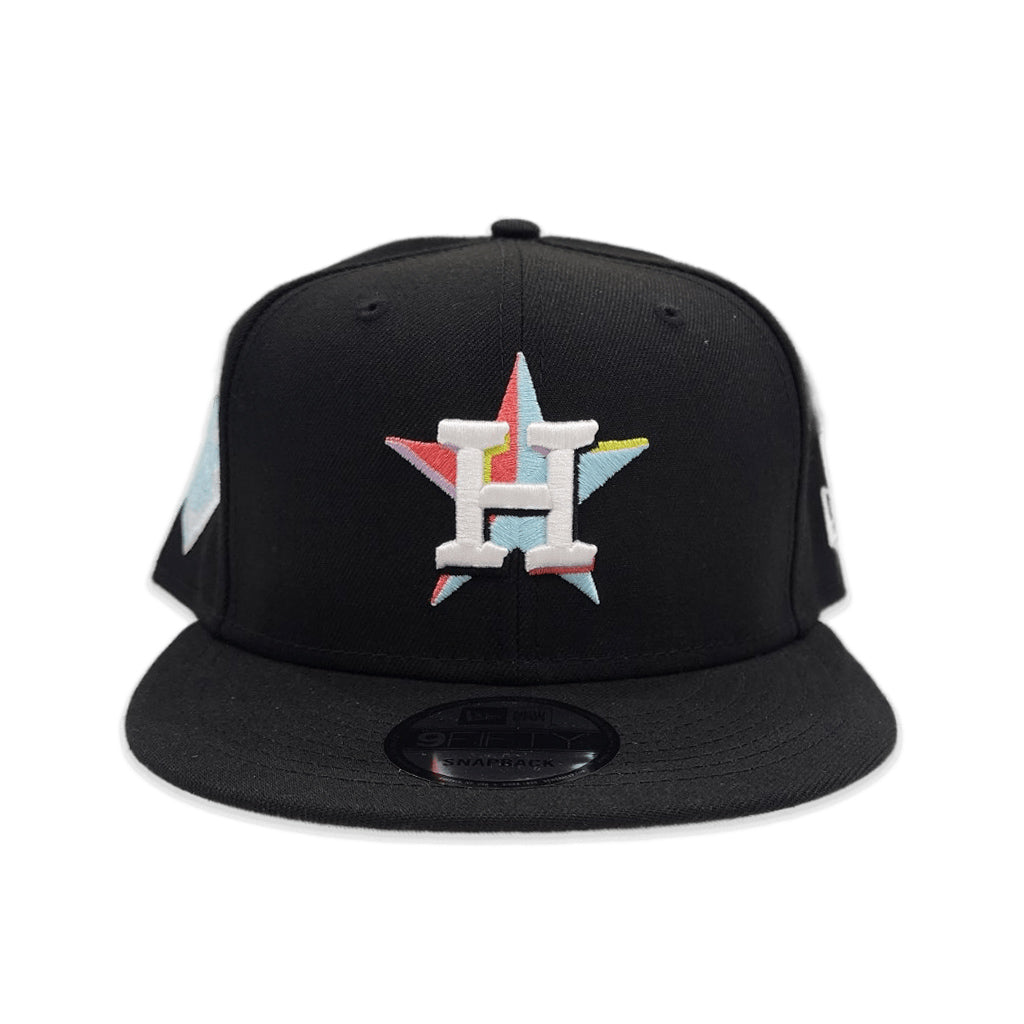Black Houston Astros Gray Bottom 2017 World Series Side Patch Color Pack New Era 9Fifty Snapback