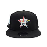 Black Houston Astros Gray Bottom 2017 World Series Side Patch Color Pack New Era 9Fifty Snapback