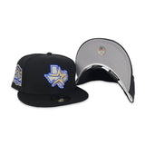 Black Houston Astros Gray Bottom 50th Anniversary Side Patch New Era 59Fifty Fitted