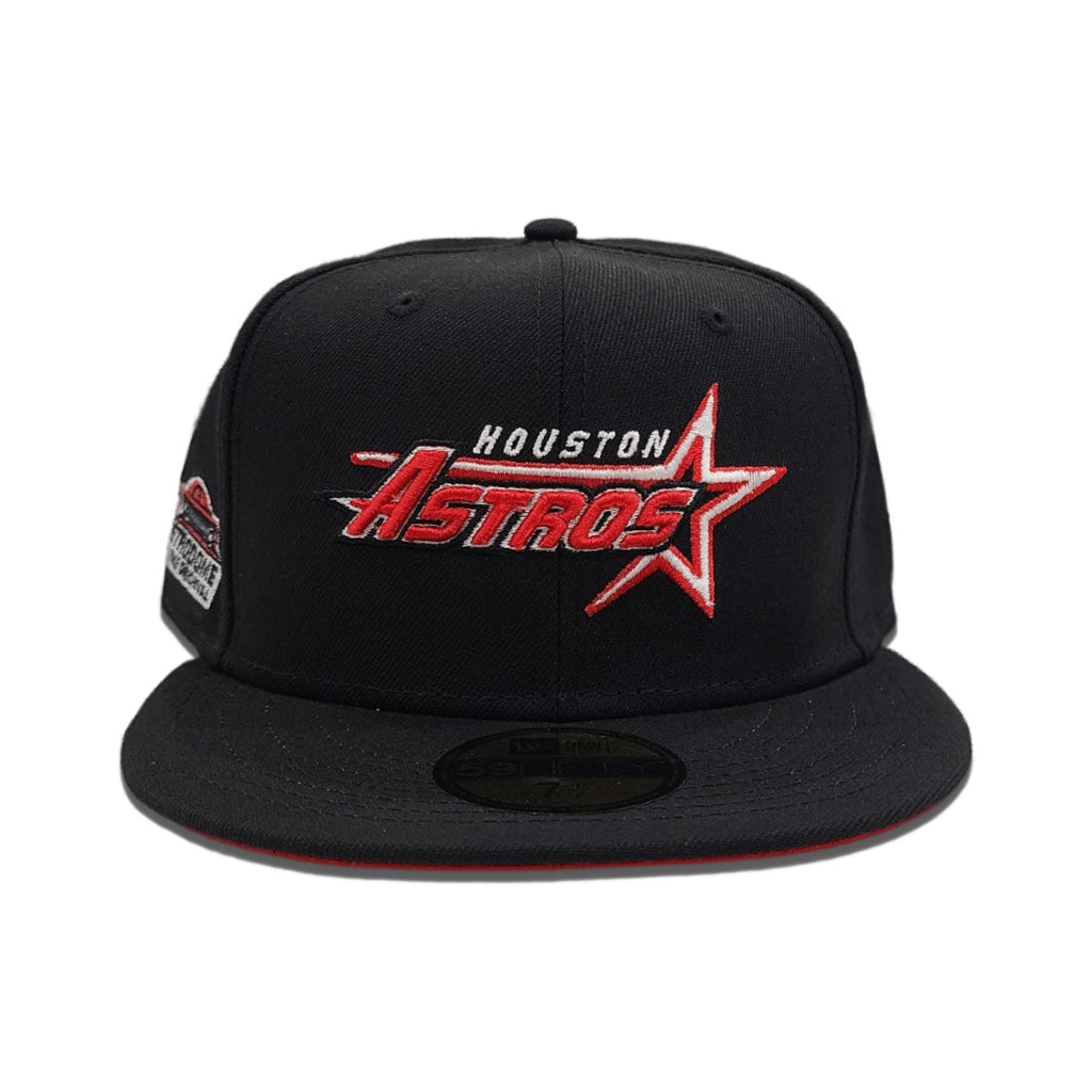 Houston Astros New Era Shoe Hook 59FIFTY Fitted Hat - Red/Black