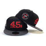 Black Houston Colt .45's Dark Gray visor Gray Bottom Celebrating 40 Years Side Patch New Era 59Fifty Fitted