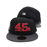 Black Houston Colt .45's Dark Gray visor Gray Bottom Celebrating 40 Years Side Patch New Era 59Fifty Fitted