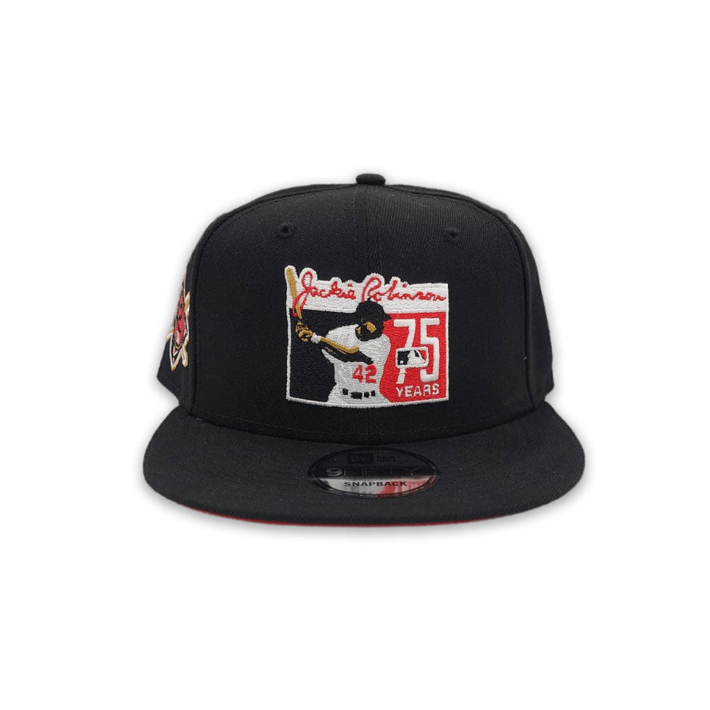 Black Jackie Robinson 75th Years 42 Side Patch New Era 9Fifty Snapback –  Exclusive Fitted Inc.