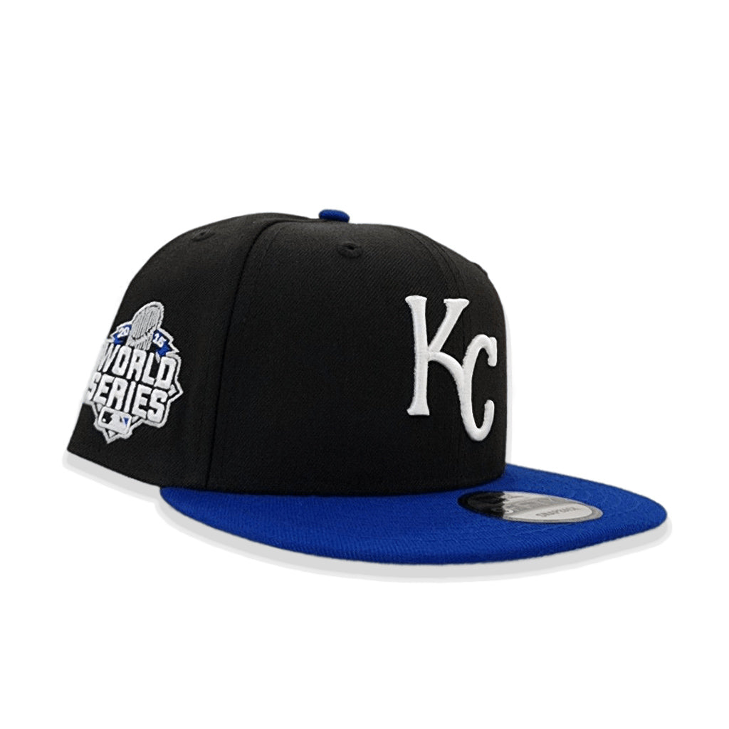 Black Kansas City Royal 2015 World Series Side Patch New Era 9FIFTY Snapback