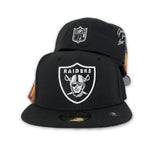 Black Las Vegas Raiders Cloud Icons New Era 59Fifty Fitted