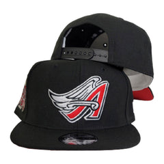 Black Los Angeles Angels 50th Anniversary Red Bottom 9Fifty New