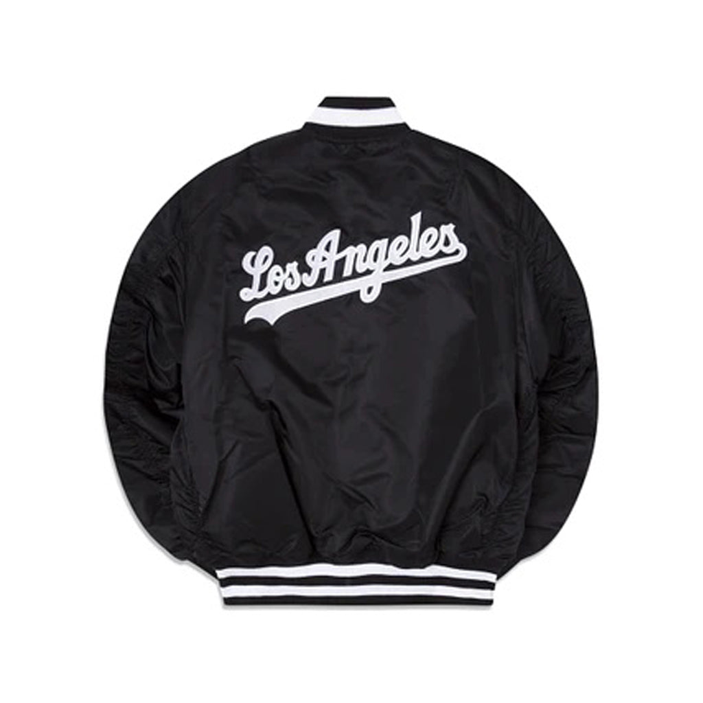 Men's New Era Black Los Angeles Dodgers Anorak Packable 1/4-Zip Hoodie  Jacket