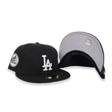 Black Los Angeles Dodgers Gray Bottom 1980 World Series Side Patch New Era 59Fifty Fitted