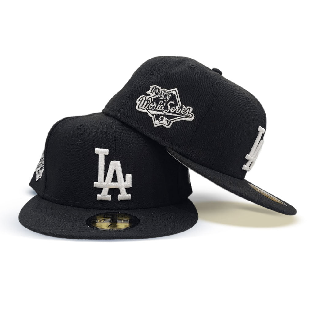 Los Angeles Dodgers 1988 World Serie New Era 59Fifty Fitted Hat (Gray Under  Brim) - LA Dodgers Side Patch Fitteds - Custom 59Fifty Caps – ECAPCITY