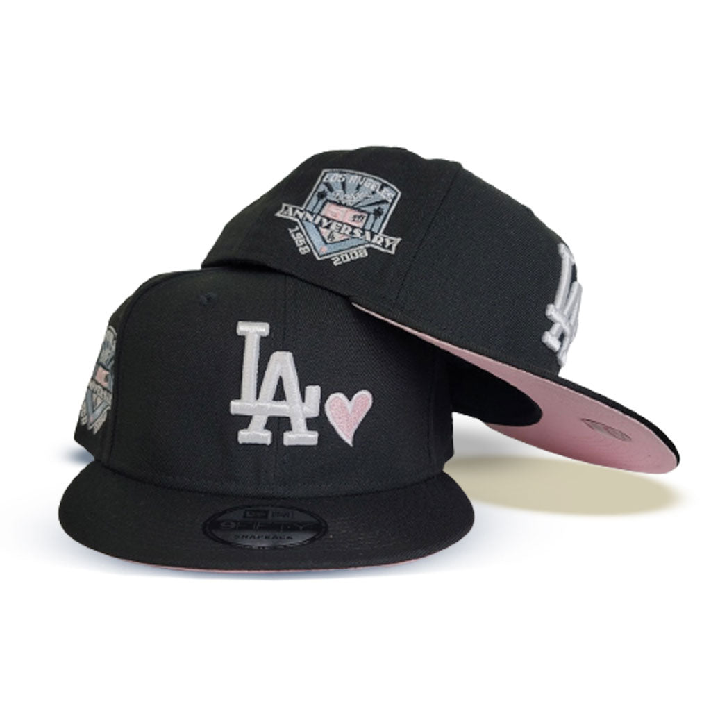 MLB New Era Los Angeles Dodgers Black 50th Anniversary Patch