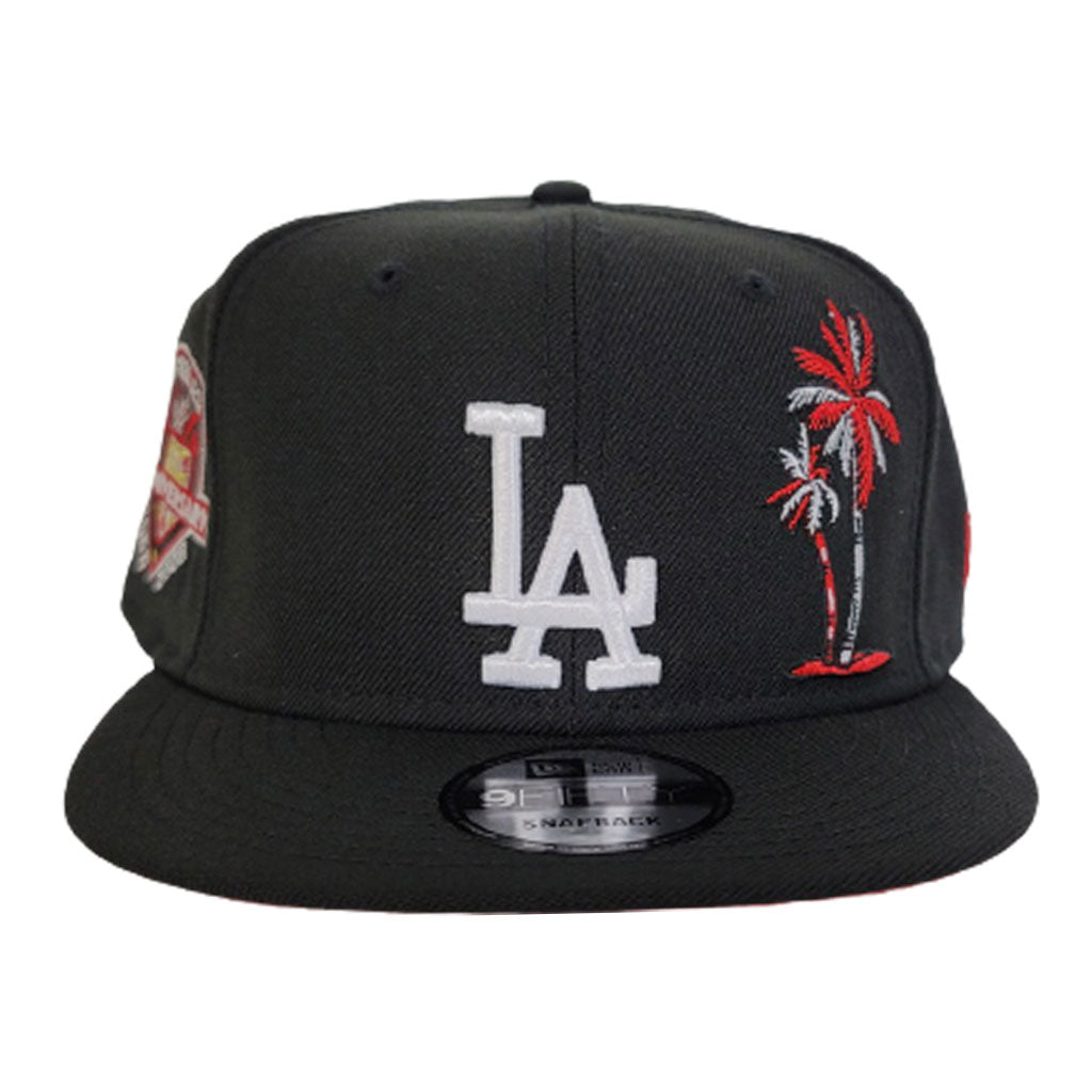 Black Los Angeles Angels 50th Anniversary Red Bottom 9Fifty New Era Snapback