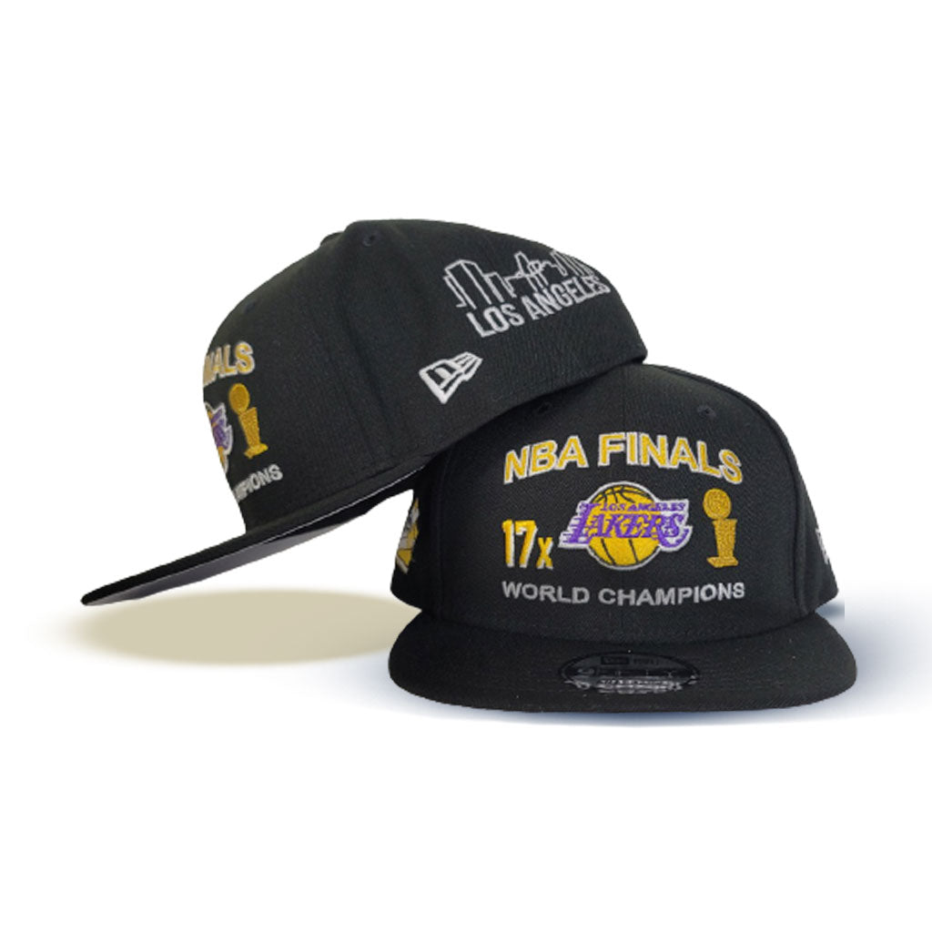 adidas Los Angeles Lakers 2013 NBA Draft Authentic Snapback Hat - Black