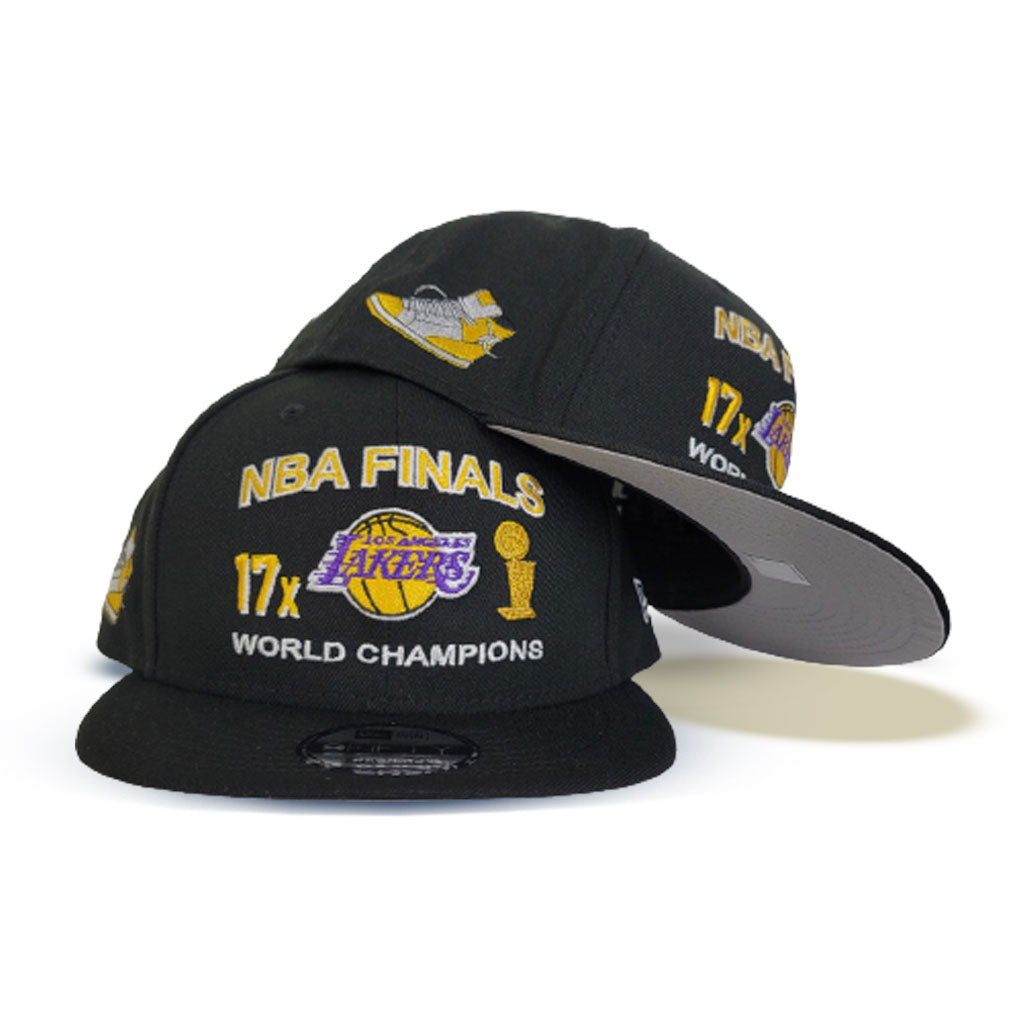 Black NBA Finals 17X World Champions Los Angeles Lakers New Era