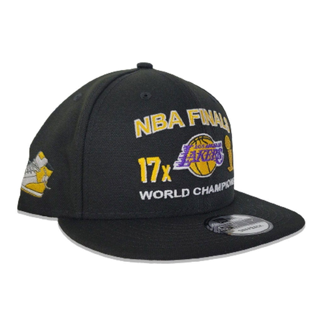 Black NBA Finals 17X World Champions Los Angeles Lakers New Era