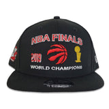 Black NBA Finals 2019 World Champions Toronto Raptors New Era 9Fifty Snapback