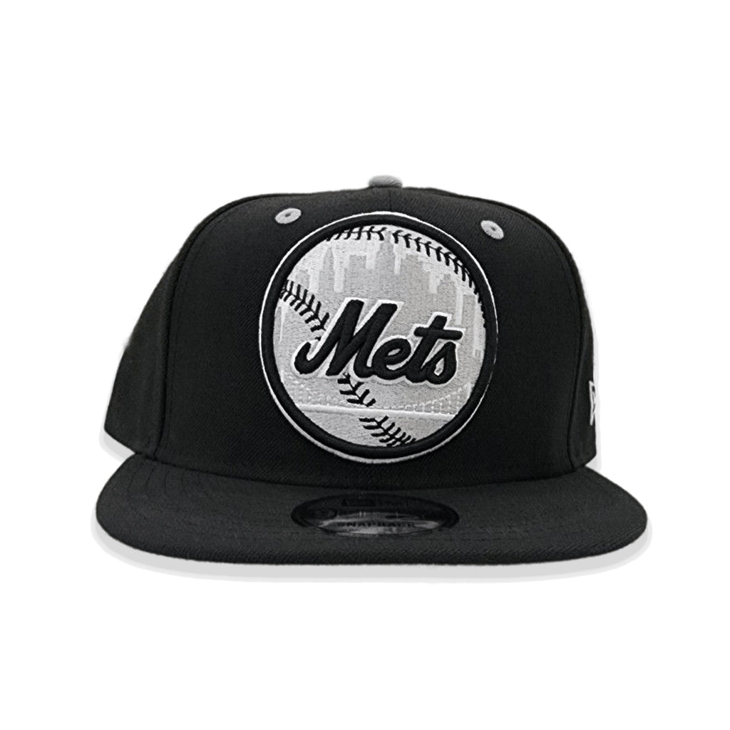  New York Mets Blue Outline Clean Up Adjustable Hat