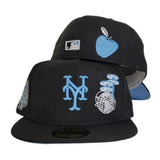 Black New York Mets Icy Blue Bottom World's Fair 2013 All Star Game New Era 59Fifty Fitted