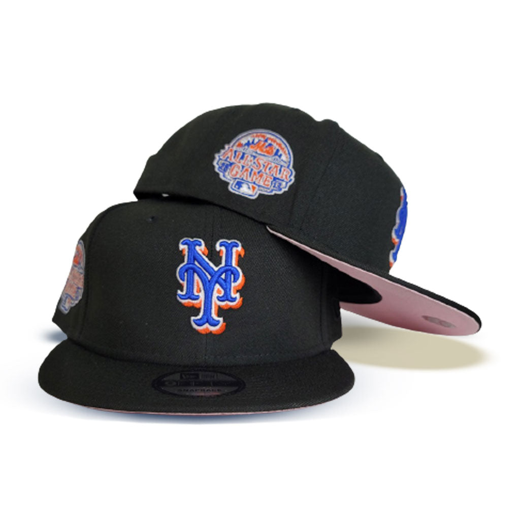 New York Mets 2013 ASG 9FIFTY New Era Black Snapback Hat Pink Bottom – USA  CAP KING