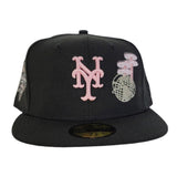 Black New York Mets Pink Bottom World's Fair 2000 World Series New Era 59Fifty Fitted