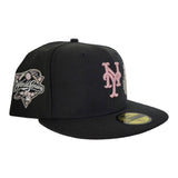 Black New York Mets Pink Bottom World's Fair 2000 World Series New Era 59Fifty Fitted