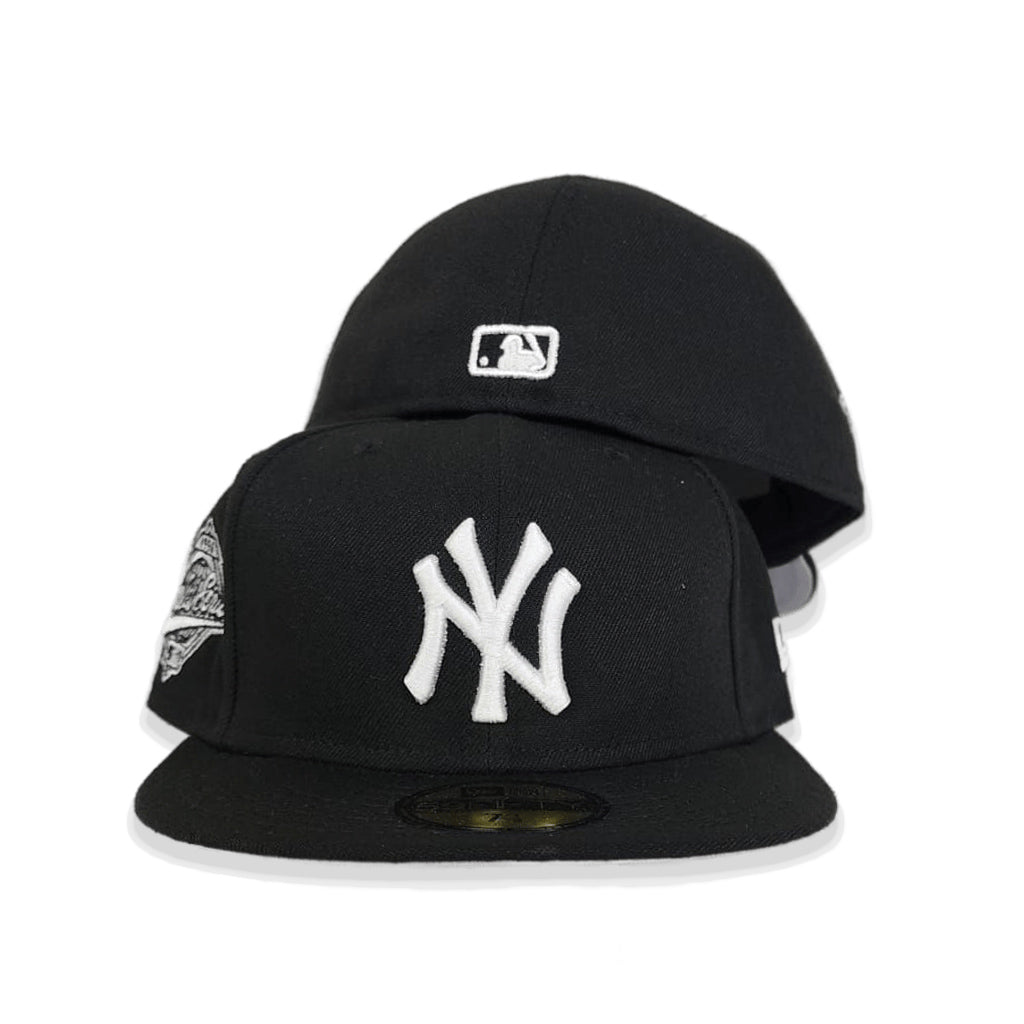 Black New York Yankees Gray Bottom 1996 World Series Side Patch New Era 59FIFTY Fitted 71/8